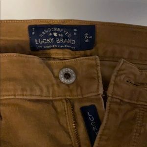Lucky brand corduroy skinny but stretchy pants!